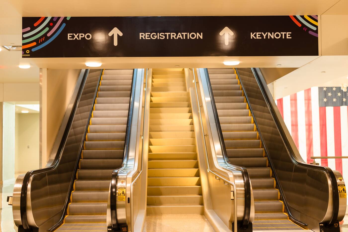 Registration signage at Envestnet Elevate